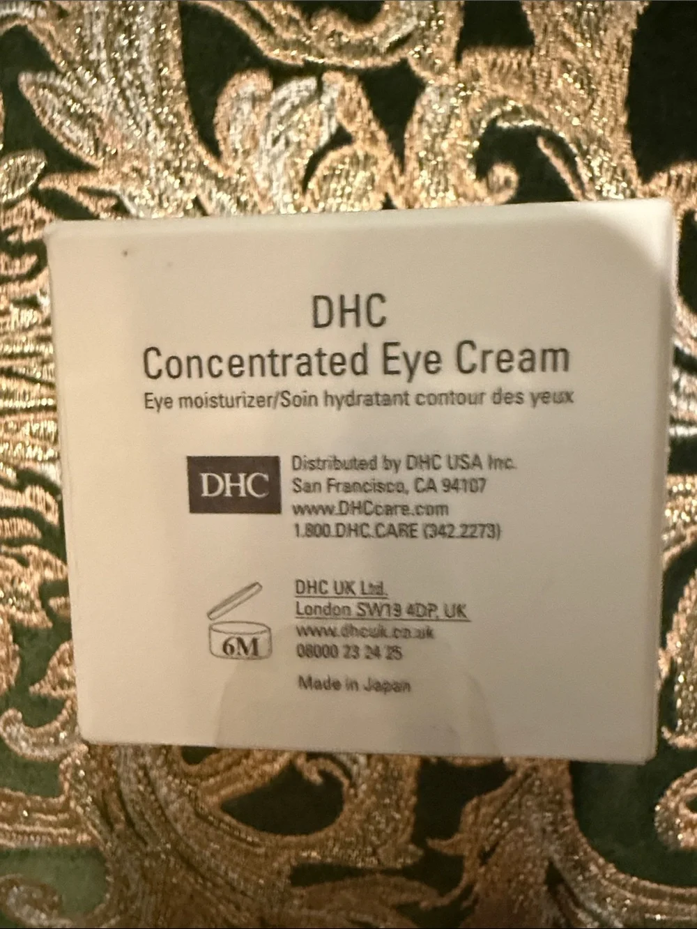 DHC Concentrated Eye Cream - Moisturizer for Delicate Eye Skin